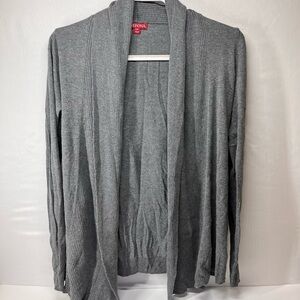 Merona Heather Gray Open‎ Front Cardigan